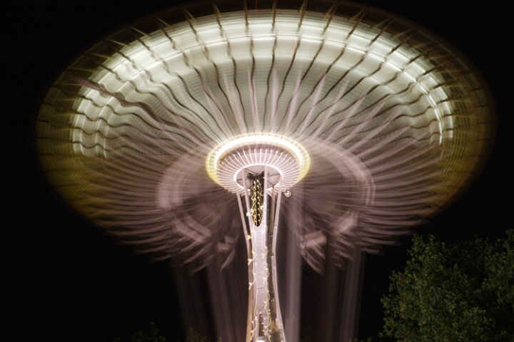 Zoomed Space Needle