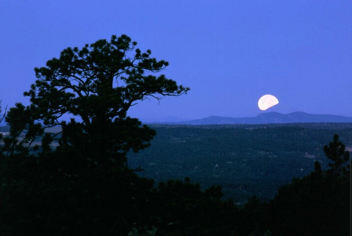 Moonset Over Collegiate Range