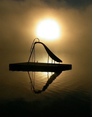 Waterslide at Sunrise