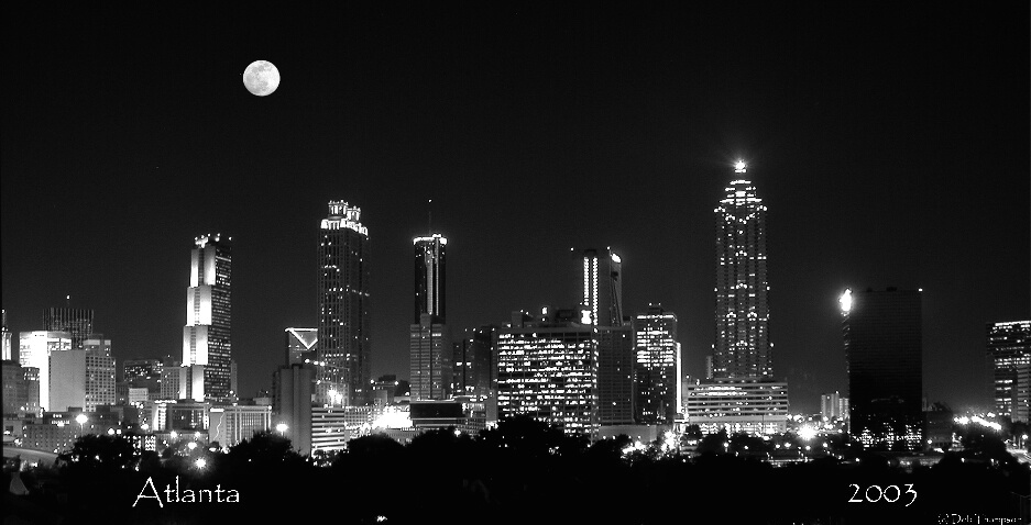 Moon Over Atlanta - ID: 186845 © DEBORAH thompson