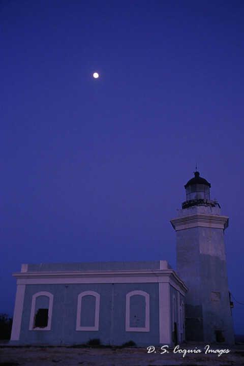 Moon Over Cabo Rojo Lighthouse