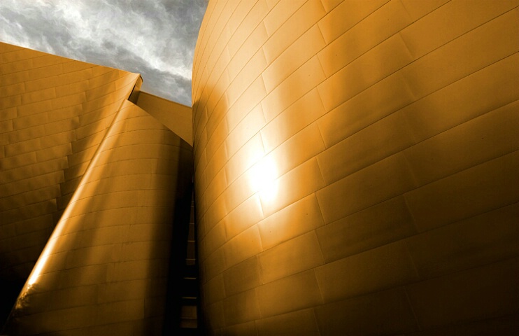 * disney concert hall-in bronze*