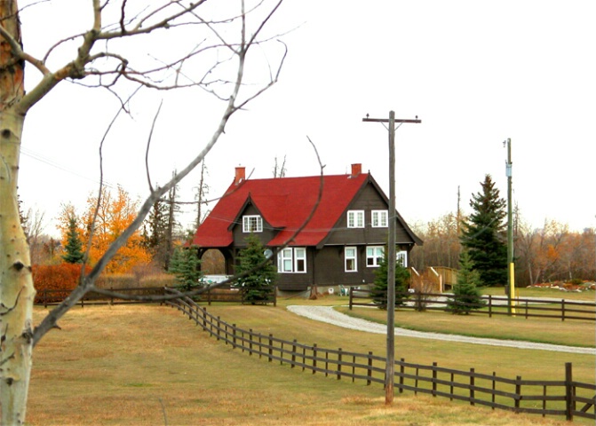 Quiet Fall at a Farm