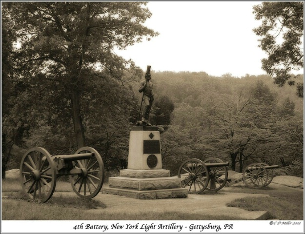 4th Battery, NY Light Artillery - Gettysburg