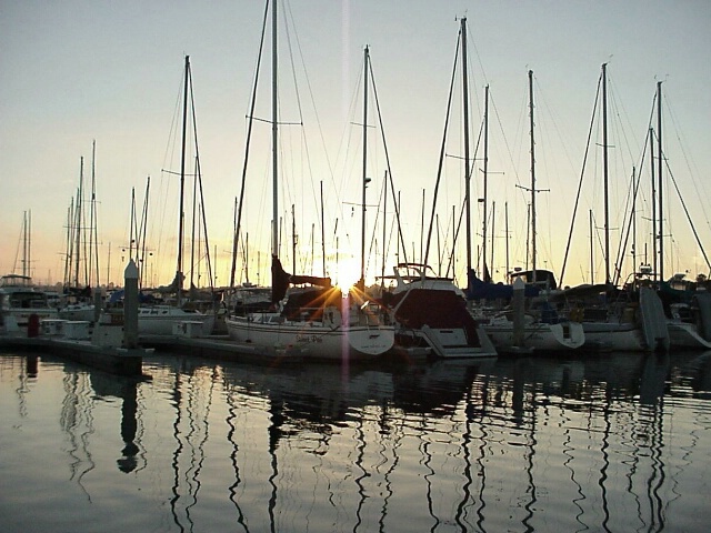 Sunset at Harbor Island