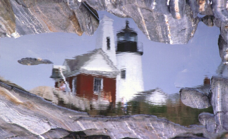 Pemaquid Lighthouse reflection