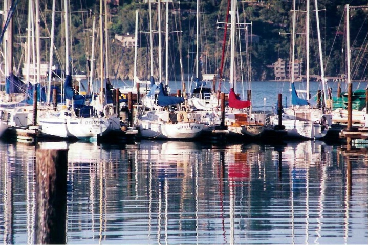 peaceful moorings, Sausalito Marina