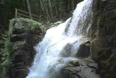 Flume Gorge Waterfall