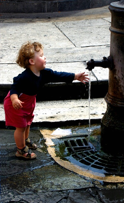 Roman Fountain Boy