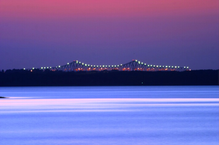 the bridge at dawn