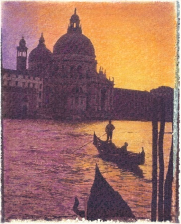 Gondola Sunset, Venice