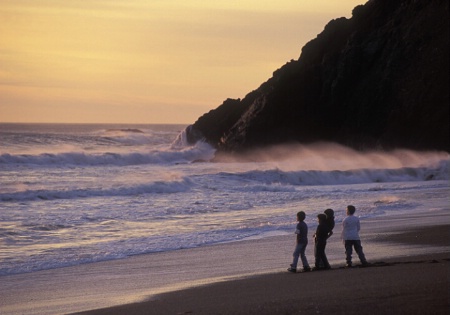 Wave Watching, Rodeo Beach, CA