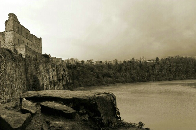 The Castle's Defenses, Chepstow Castle, Wales - ID: 251758 © Sharon E. Lowe