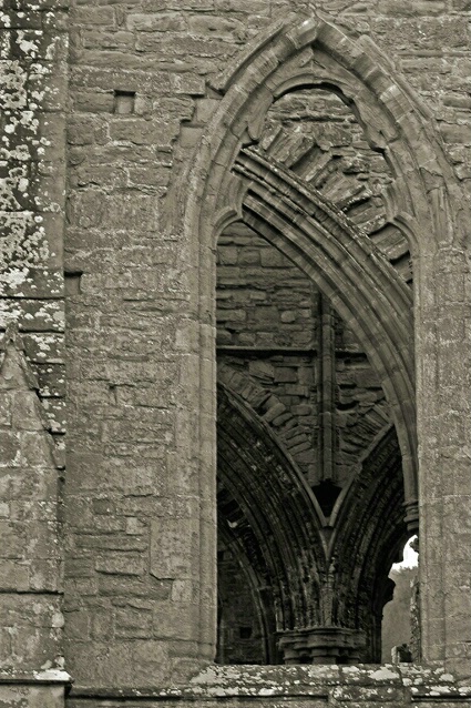 Windows and Arches of Tintern Abbey - ID: 254340 © Sharon E. Lowe
