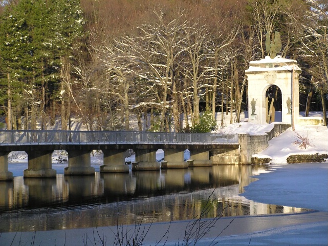 Snow in Park - After