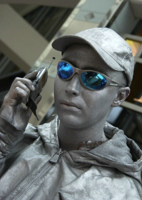 Silver Cell Phone 2 - ID: 267942 © Sandy Conley