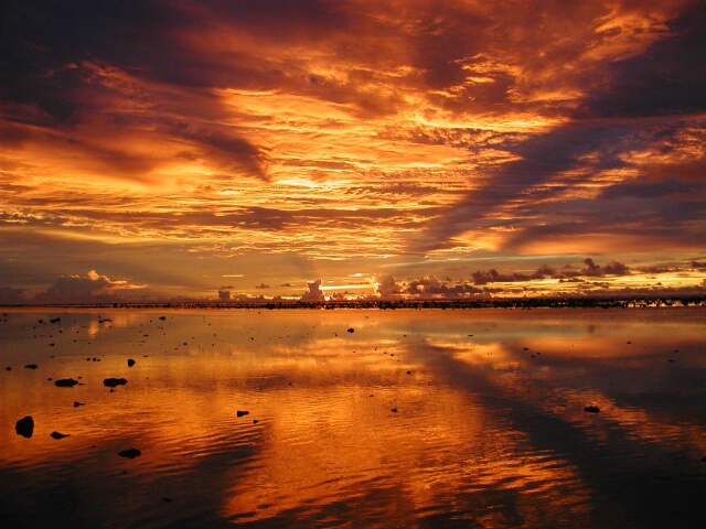 Sunset in Kosrae