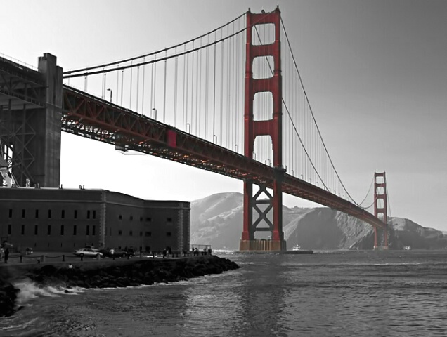 Golden Gate toned