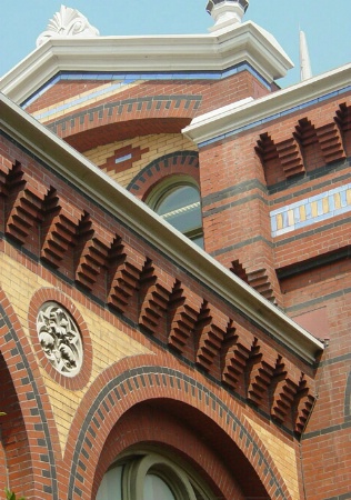 Detail of  Arts and Industries Roofline 