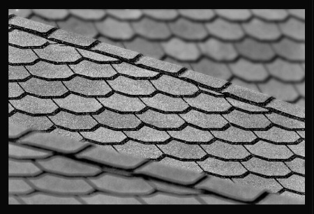 Black and White Tile Roof
