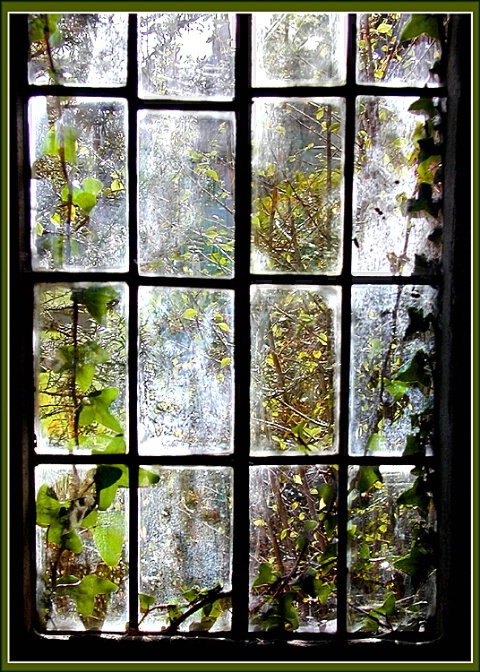 View Through Old Church Window