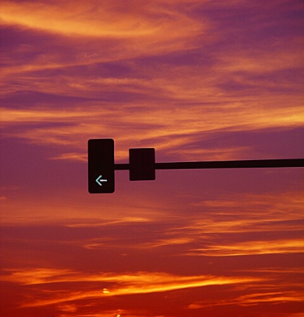 Left Turn Sunset