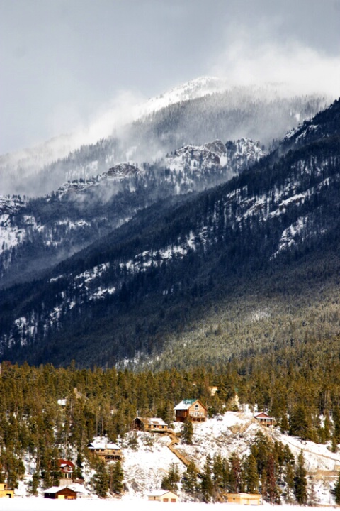 Mountain storm/valley sun