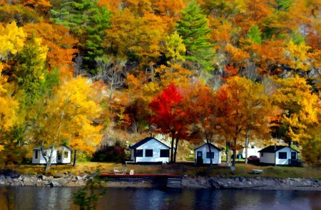 Little White Cottages (f)