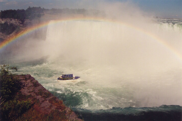 Rainbow Over  Niagra Falls  (Canada)