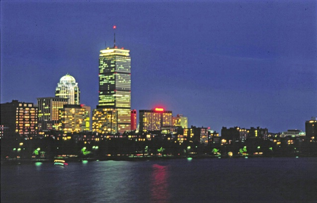Boston in the evening - extra 5/20 - ID: 321312 © Sharon E. Lowe