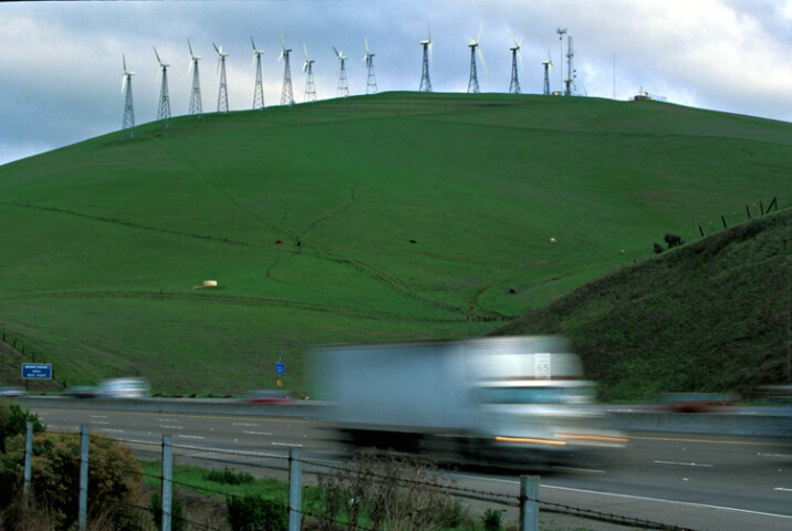 Truck and Windmills