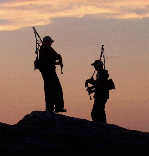 Bagpipes at the Beach