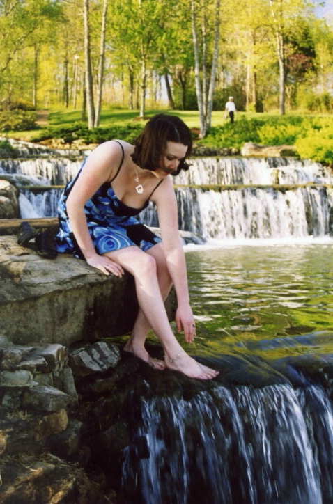 The Girl in the Waterfall