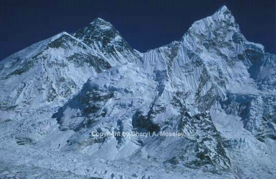Mount Everest (in center) - ID: 355835 © Cheryl  A. Moseley