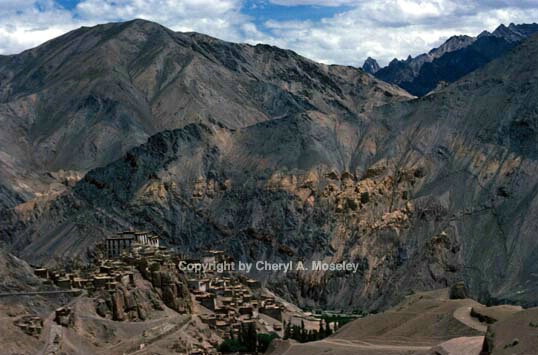 Lamayiru Buddhist village, Ladakh - ID: 355854 © Cheryl  A. Moseley