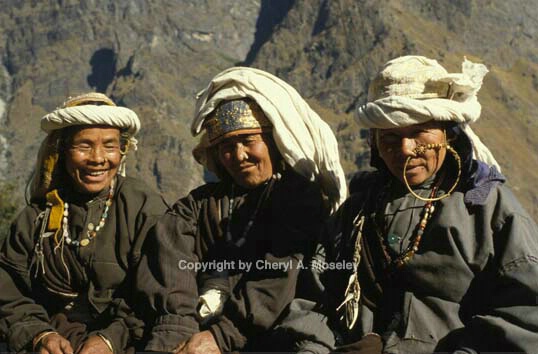 3 women from Garwhal, India - ID: 360203 © Cheryl  A. Moseley