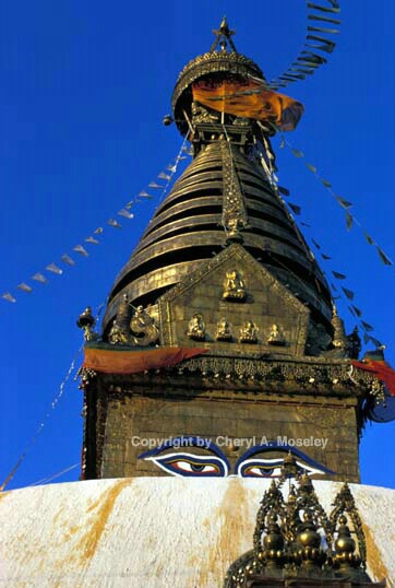 Temple Eyes, Nepal - ID: 360256 © Cheryl  A. Moseley