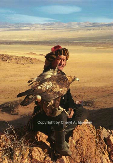 Kazakh eagle hunter, Mongolia - ID: 360259 © Cheryl  A. Moseley
