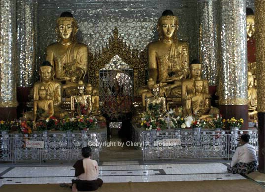 Burma Golden Buddha.jpg - ID: 362399 © Cheryl  A. Moseley