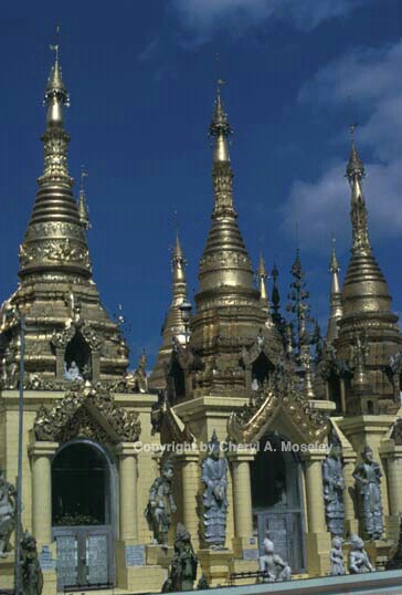 BuddhistTemple grounds, Rangoon.jpg - ID: 362402 © Cheryl  A. Moseley