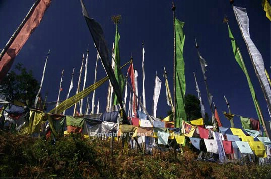 Prayer flags, Bhutan 16-20 - ID: 362419 © Cheryl  A. Moseley