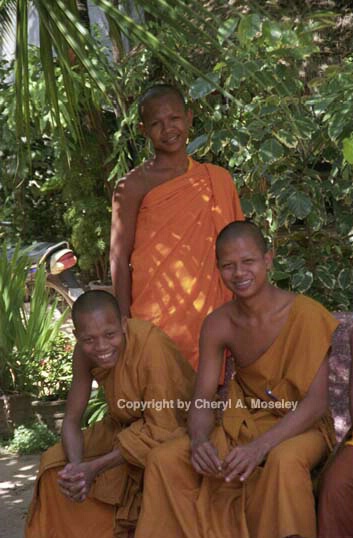 Cambodian Buddhist Monks, 30-20 - ID: 362442 © Cheryl  A. Moseley