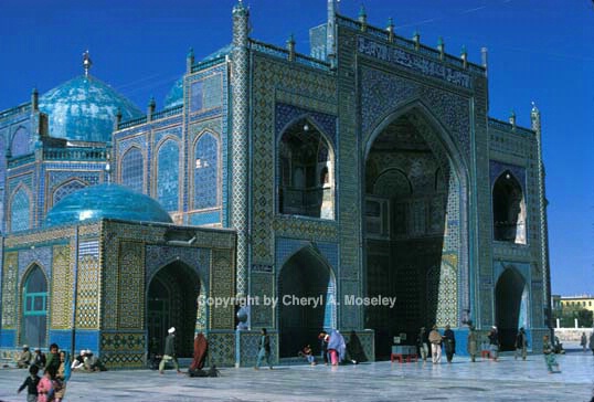 Blue Mosque1, Mazar-I-Shariff, Afghanistan - ID: 362467 © Cheryl  A. Moseley