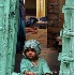 © Cheryl  A. Moseley PhotoID# 362517: Jaisalmer child in turquoise,close 17-7