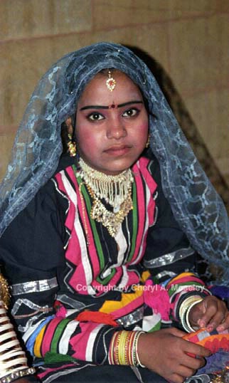 Young Rajasthani Woman withTika, 19-9 - ID: 362519 © Cheryl A. Moseley