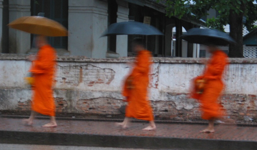Monks in Luange Phrabang 1