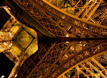 Under the Tour Eiffel