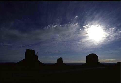 Monument Valley Silhouette - ID: 367806 © Donald E. Chamberlain