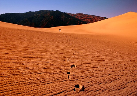 footprints...