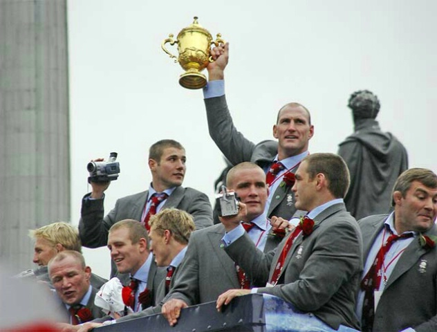 England Rugby Squad Victory Parade
